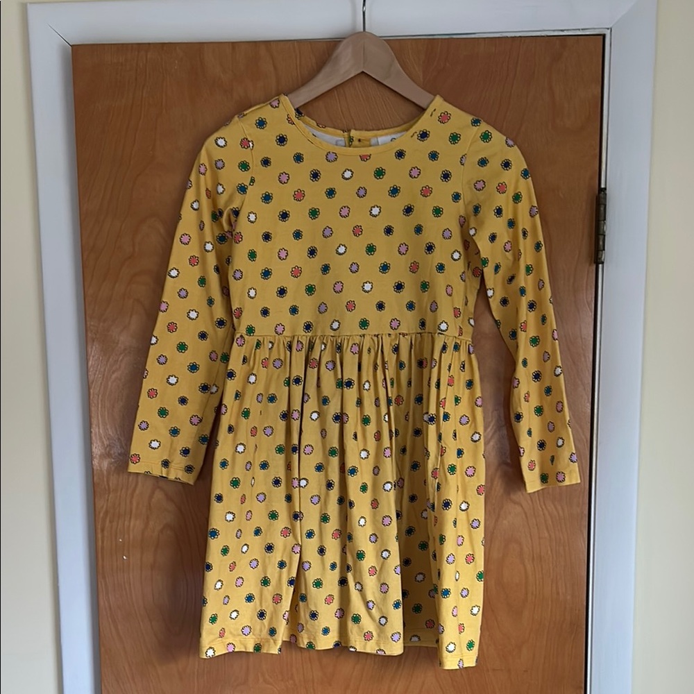 Yellow Polka Dot Kids Dress